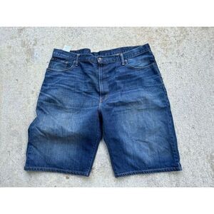 Levis 569 Denim Jeans Shorts Mens 44 Loose Fit Relaxed Bermuda Blue Medium Wash‎